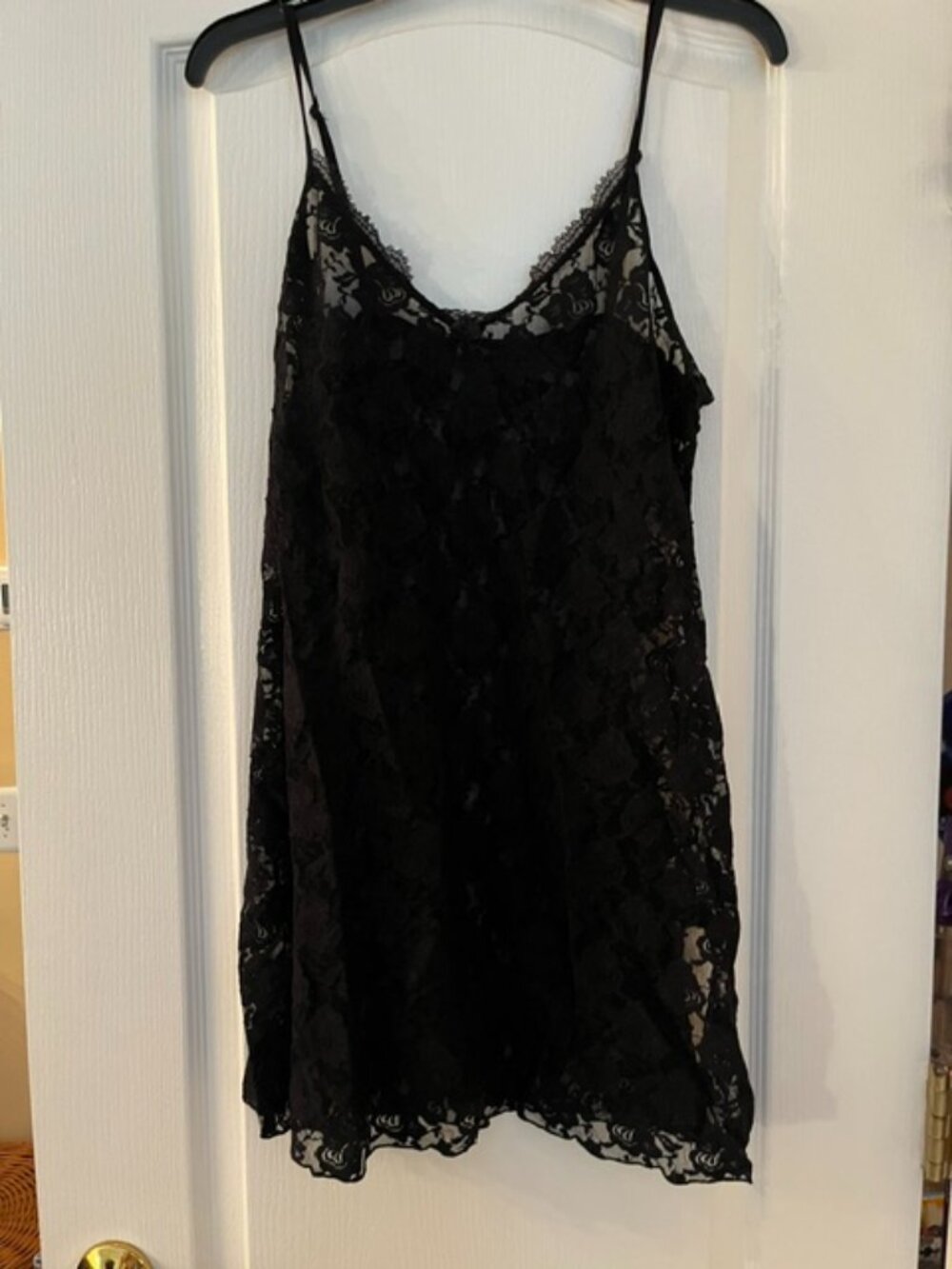 Smart & Sexy Black Lace Sleepwear - XXL